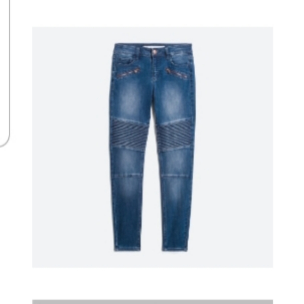 Tinsel Jesse Moto Zipper Skinny Jeans